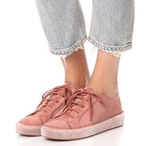 Joie Daryl Blush velvet sneakers